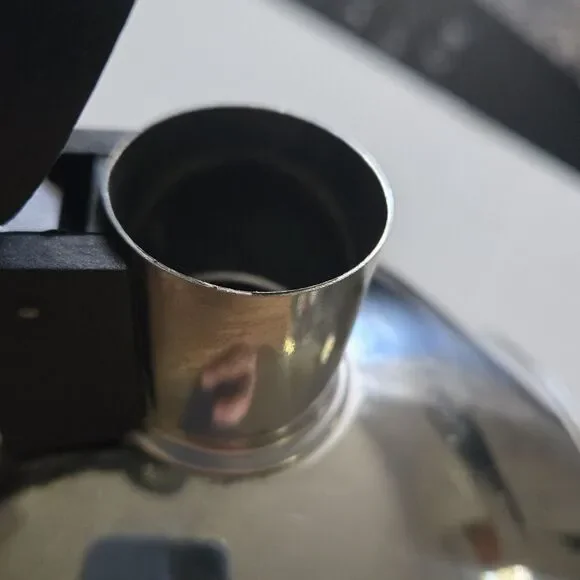 Classic Stainless Steel Whistling Tea Kettle - 2 Quart Stovetop Teapot - Mirror - Picture 6 of 10